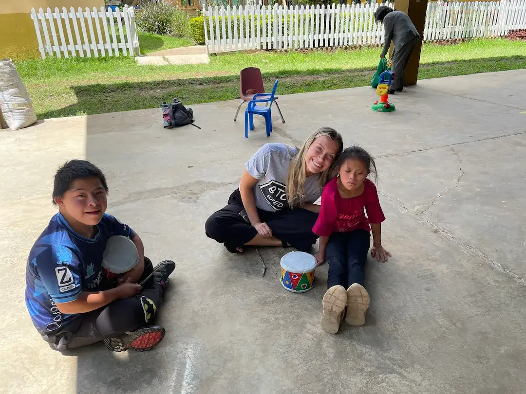 Friends together at a BTCV community.