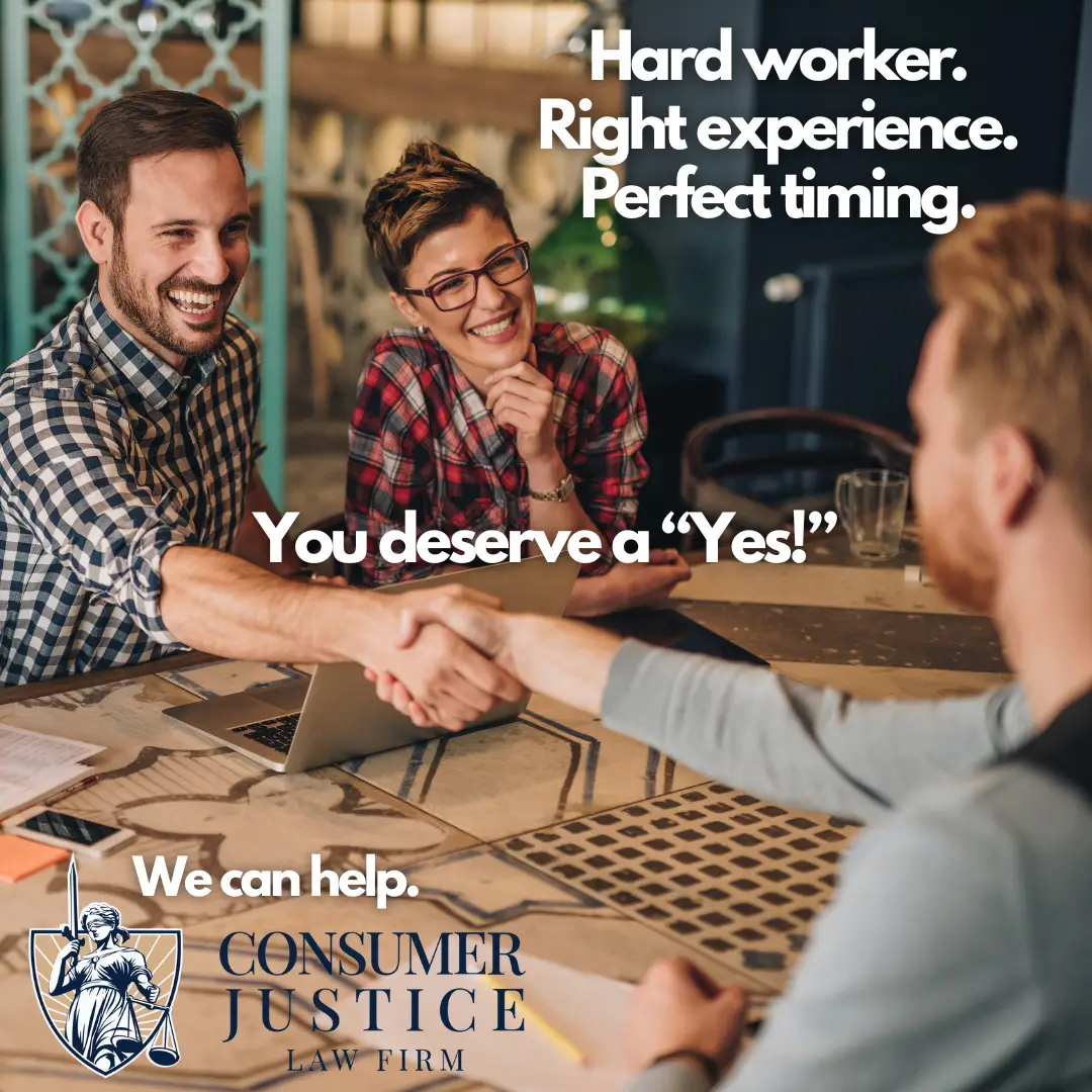 A job candidate joyfully accepts an offer with a new employer. It conveys that by fixing employment background check errors your record can shine.