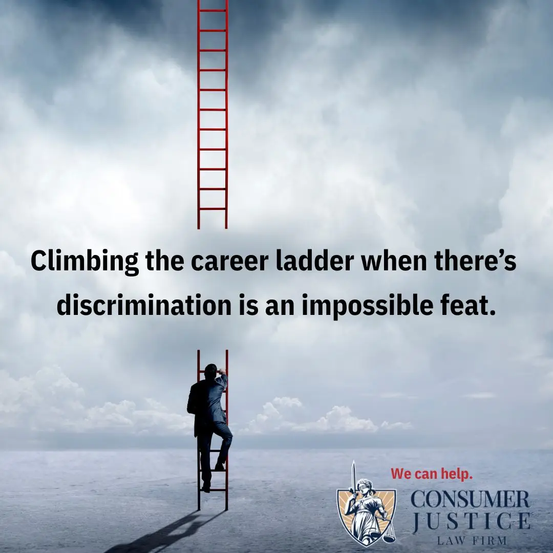 A broken career ladder shows the need for an employment discrimination lawsuit.