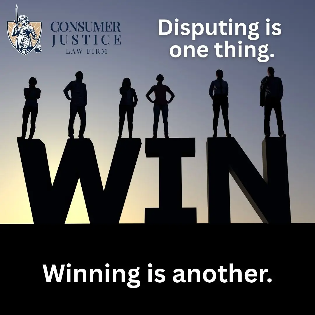 The word "WIN" implies that a TransUnion dispute is only as good as the outcome.
