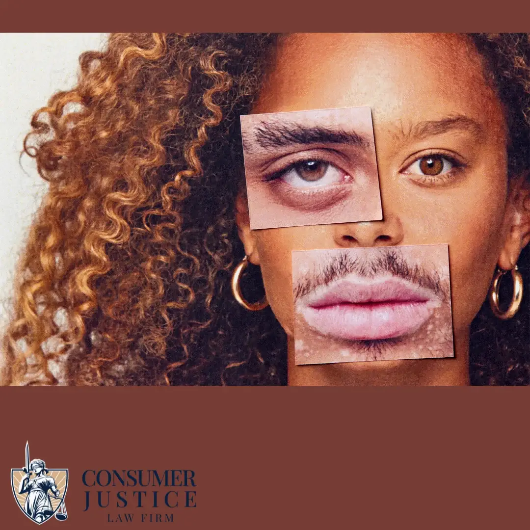 Un rostro tiene rasgos de otra persona. Un abogado de protección al consumidor y robo de identidad puede ayudarte.