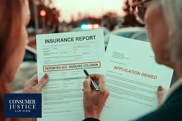 An insurance report error caused a coverage denial.