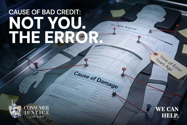 An credit report autopsy shows credit report errors.