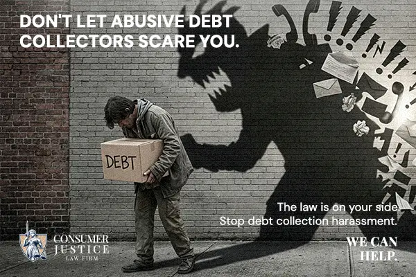 A man is hounded by abusive debt collection practices.