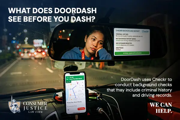 A dasher faces a DoorDash background check with errors.