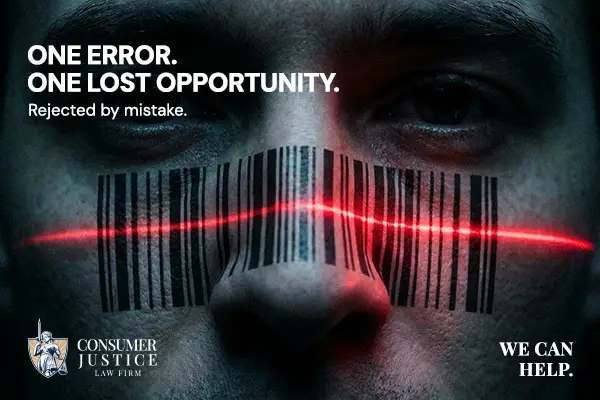 Someone failed a Walmart background check due to errors.