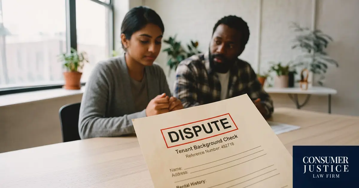 Renters need to dispute tenant screening reports after a denial.