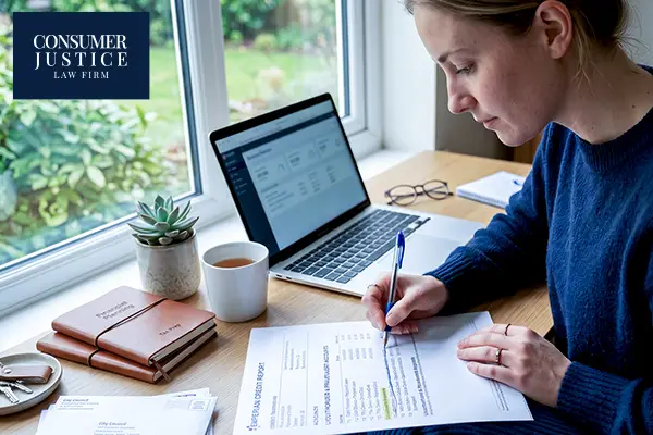 A woman knows how to remove fraudulent accounts from her credit report.