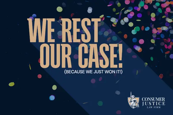 Confetti marks two successful trial wins!