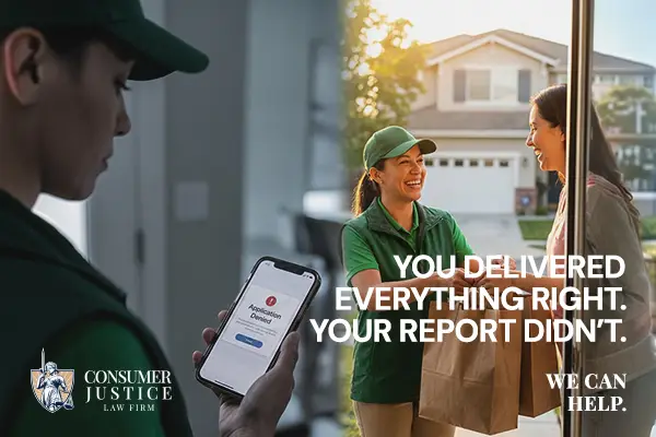 A driver is denied after a Spark background check.