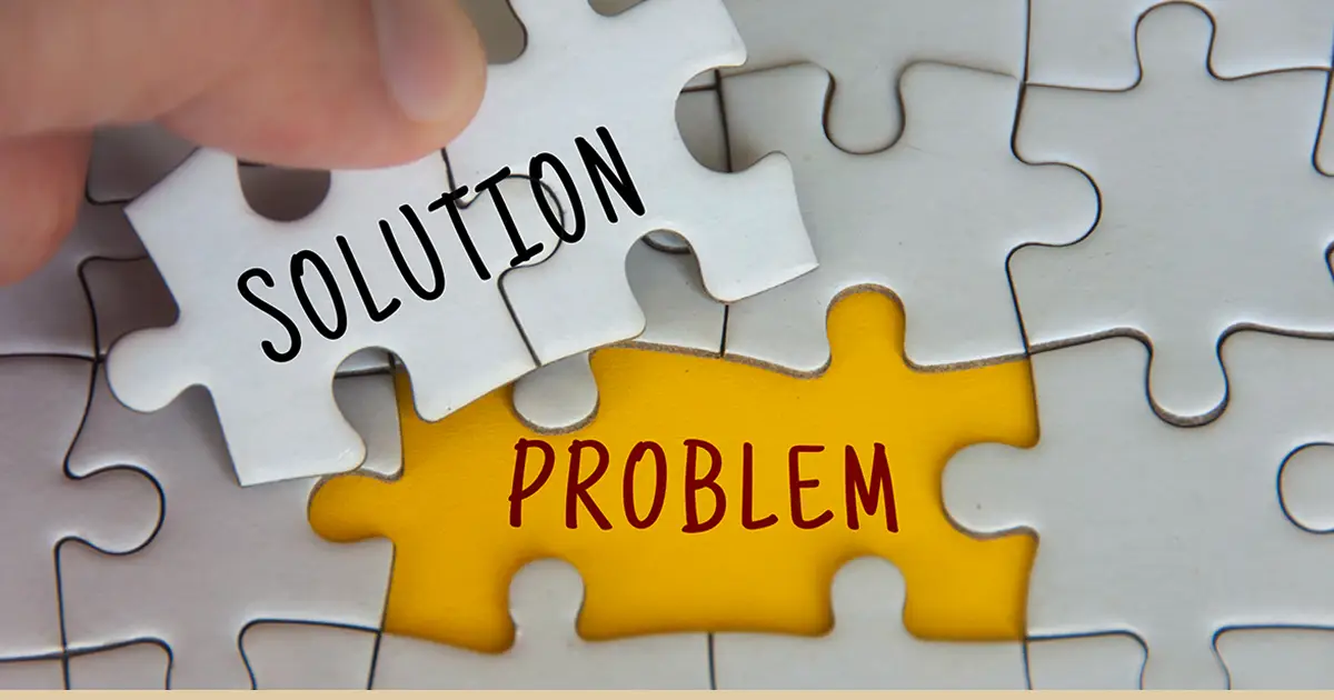 A puzzle piece shows the solution to a credit report error problem.