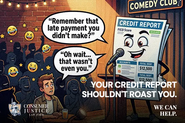 A man realizes he has to sue TransUnion for a wrong report.