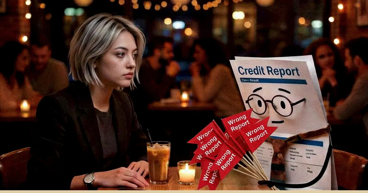A woman realizes she has to sue TransUnion for a wrong report.