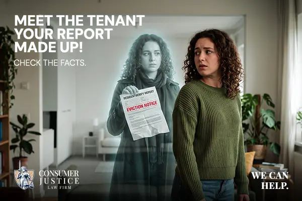 A renter finds errors on a tenant screening background check.