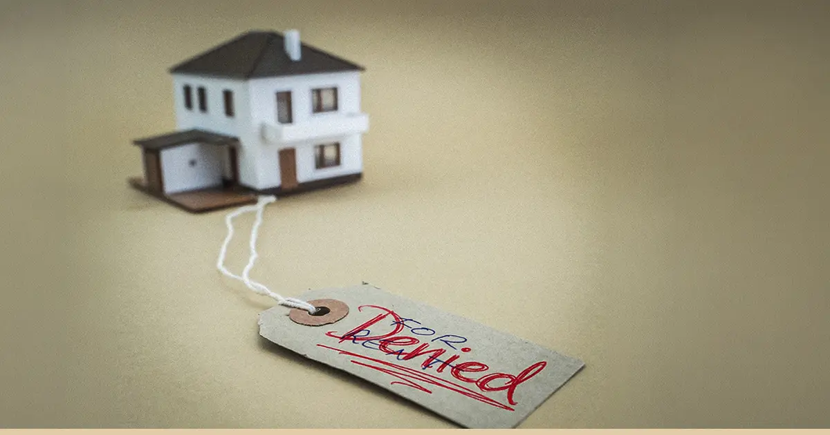 A "denied" tag on a rental due to errors in a TurboTenant report.