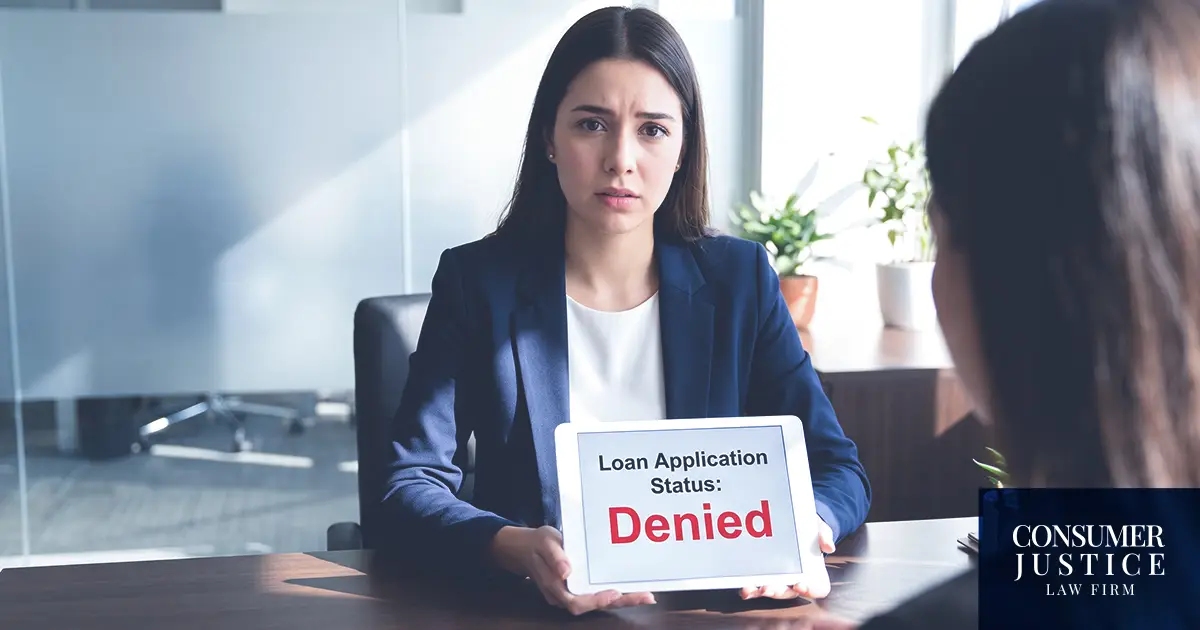 A woman get denied after errors lower her credit score.