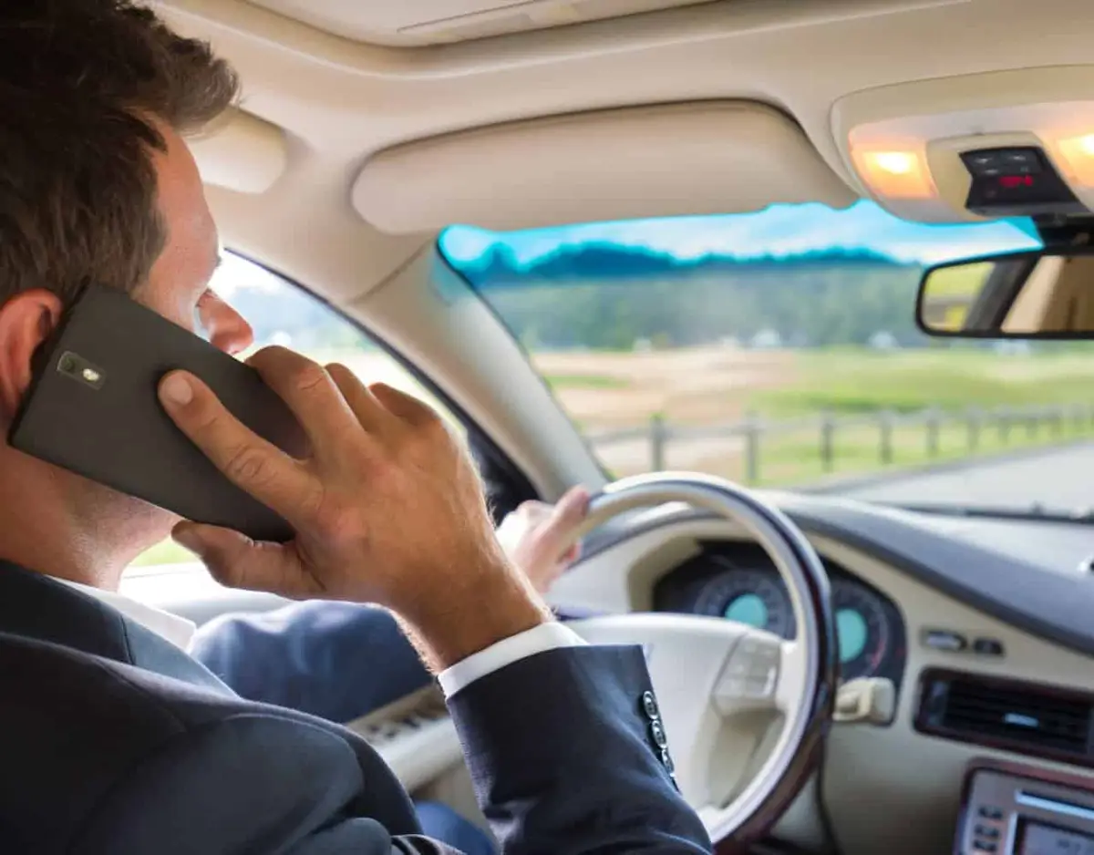Using your phone while driving