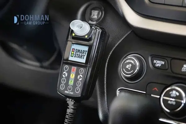 Breath alcohol ignition interlock device