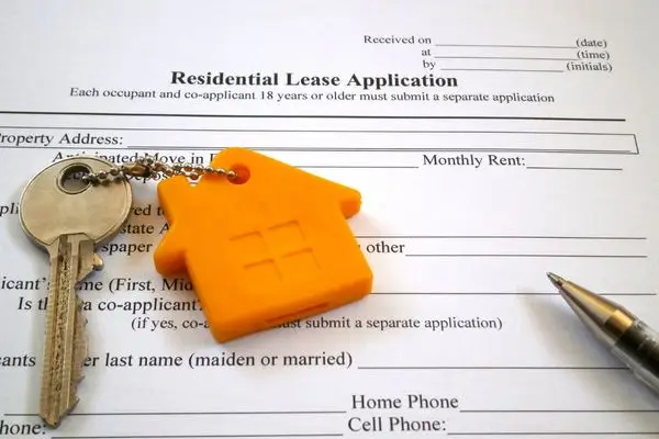 residential lease application form