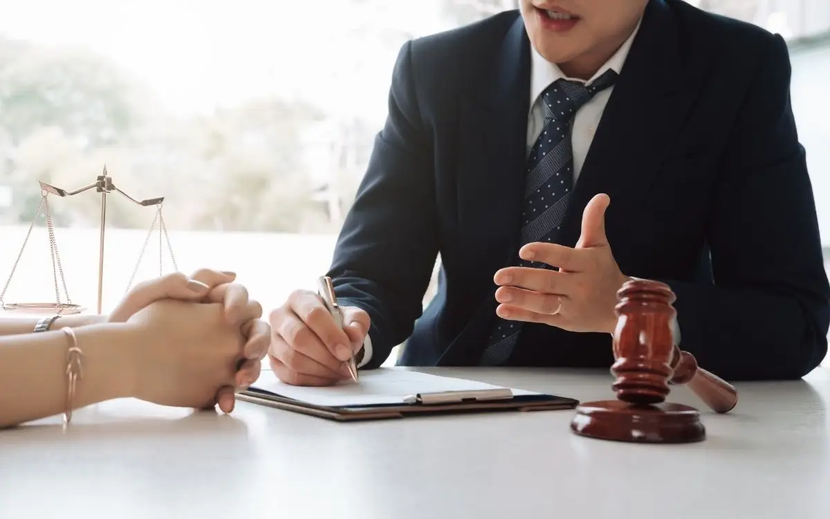 FCRA attorney with a client