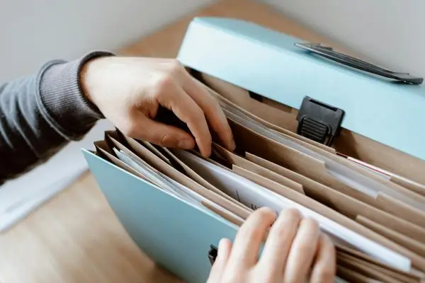 Gathering important documents