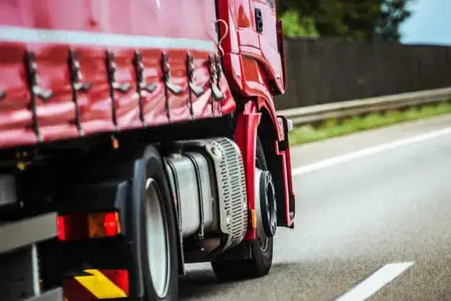 Red truck on highway 55 - CDL Lawyers in Illinois