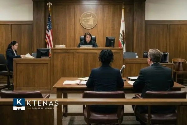 a woman at court