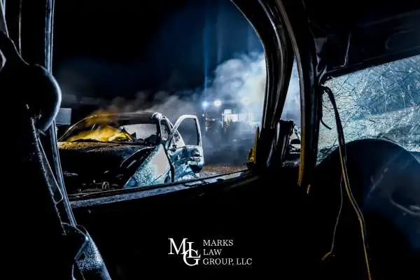 a car accident caused by a drunk driver