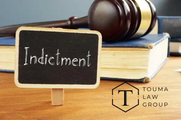 the difference between being charged and indicted