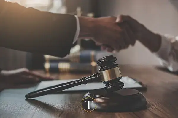 a man hiring a lawyer for a domestic violence charge