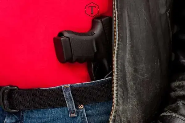 a man appendix carrying a pistol