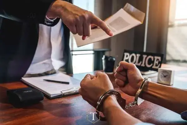 a federal agent questioning a person charged with a crime