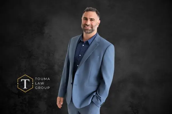 attorney adam in blue suit